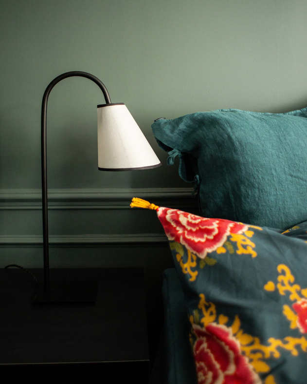 Luminaire : lampe à poser noire et blanche pour votre bureau
