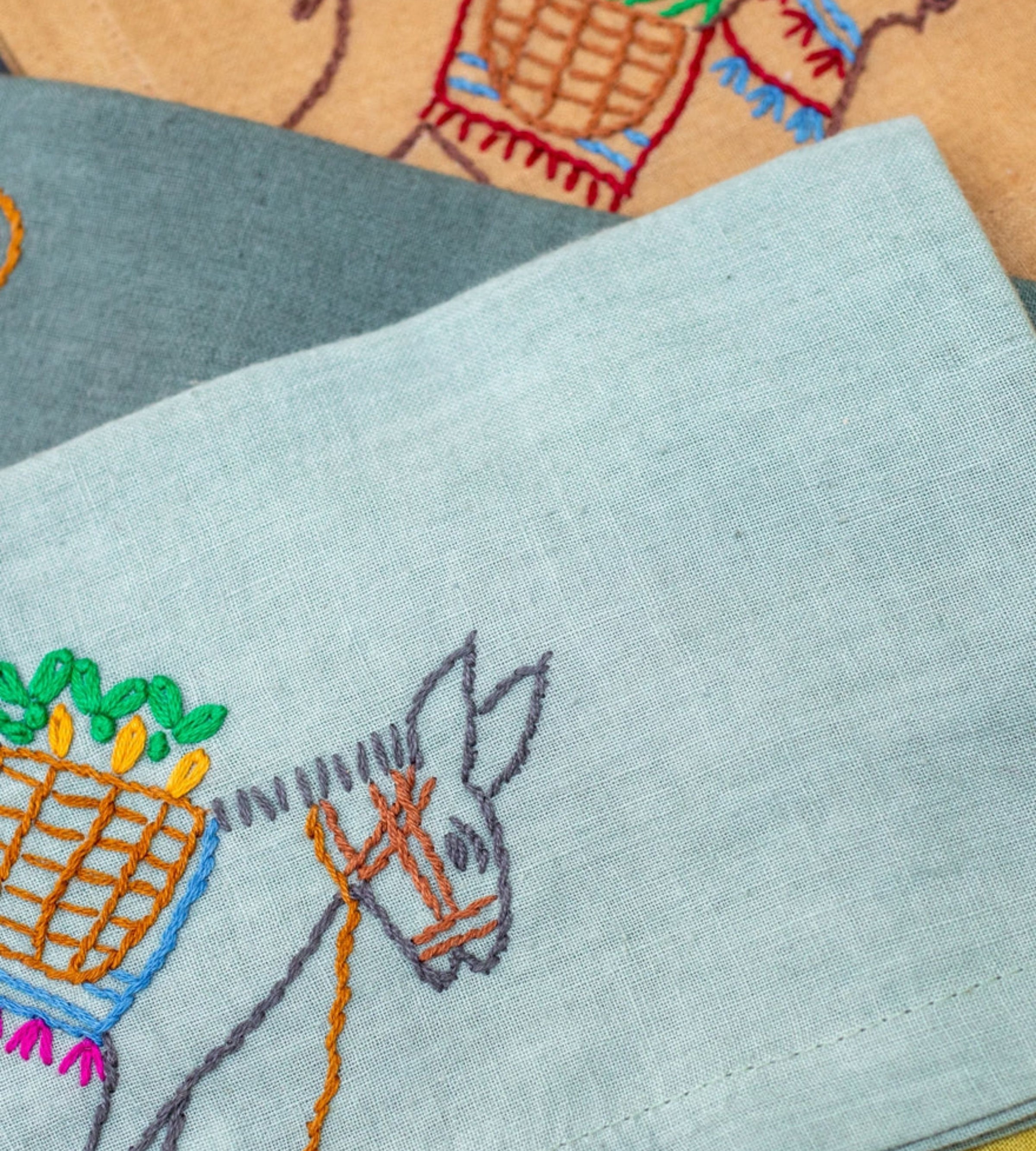 Set of 4 Gadha towels