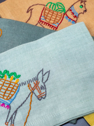 Set of 4 Gadha towels