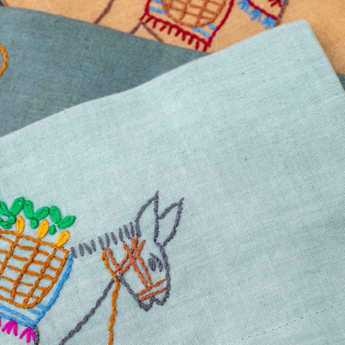 Set of 4 Gadha towels