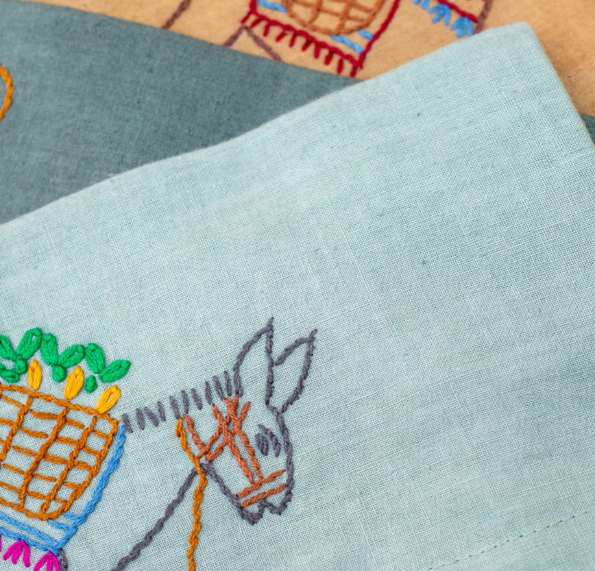 Set de 4 serviettes Gadha