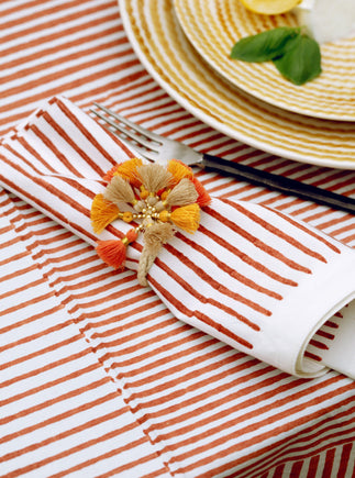 Set de 4 serviettes Aryo