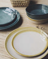Assiettes en faïence émaillée set de 4