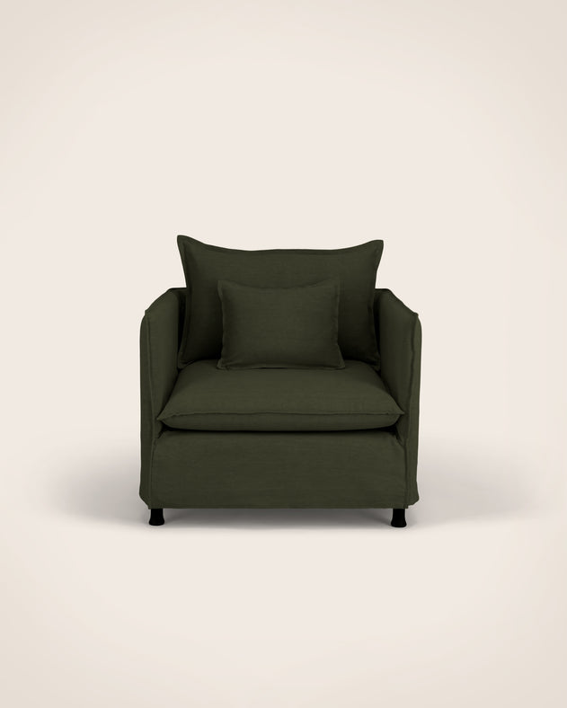 Fauteuil Holi - Tissu Merlin