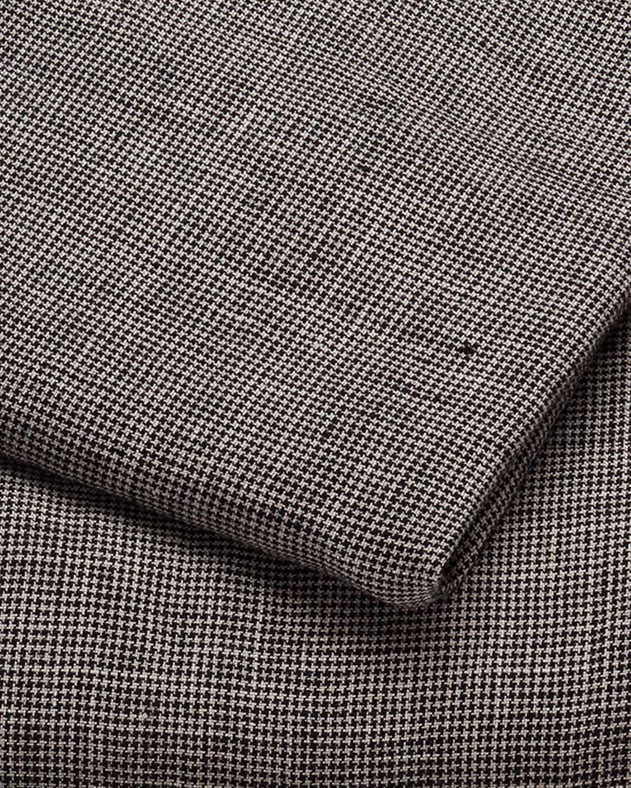 Linge de lit : drap avec un petit imprimé pied de poule