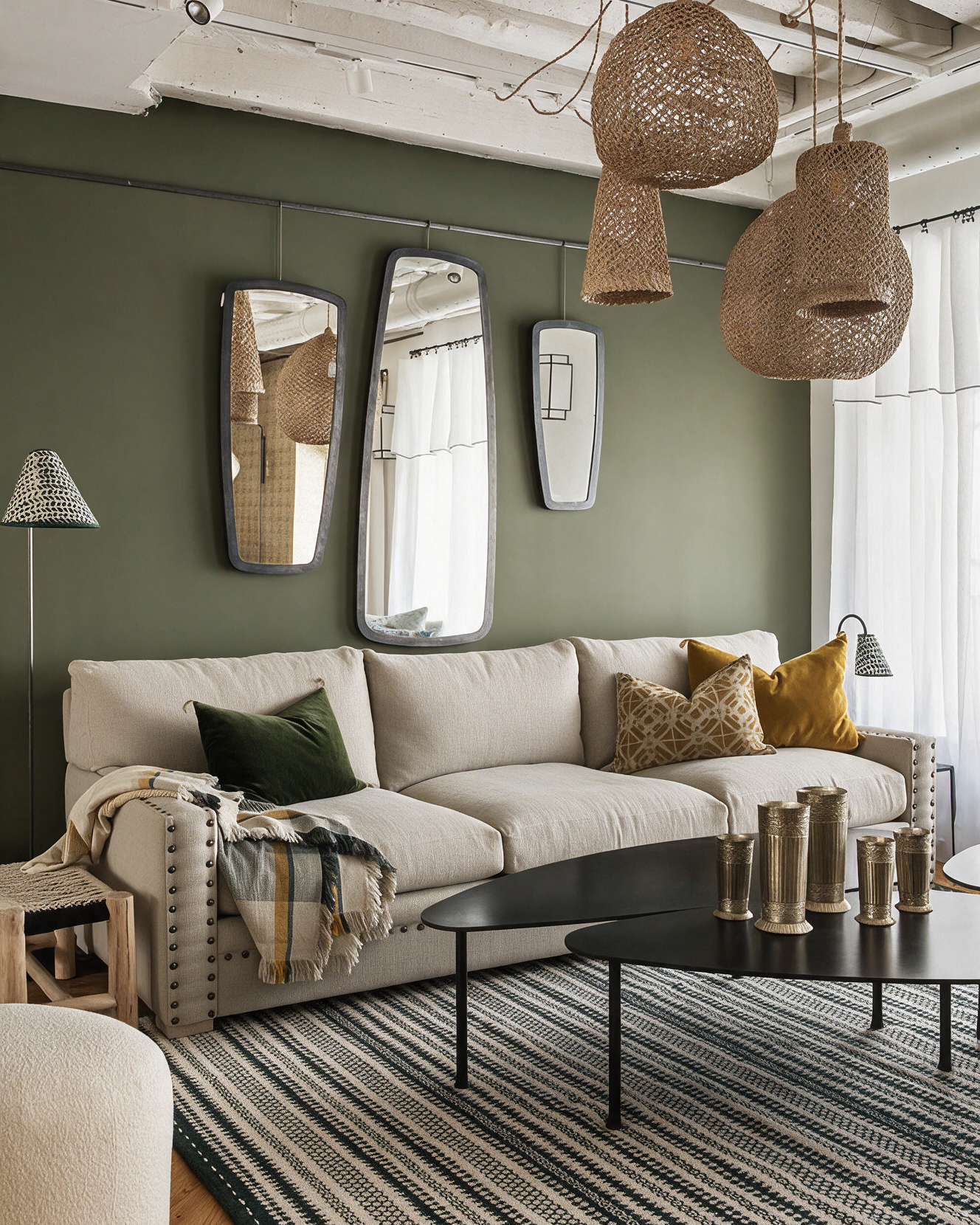 Victor Gareth Natural Sofa
