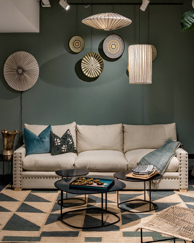 Victor Gareth Natural Sofa