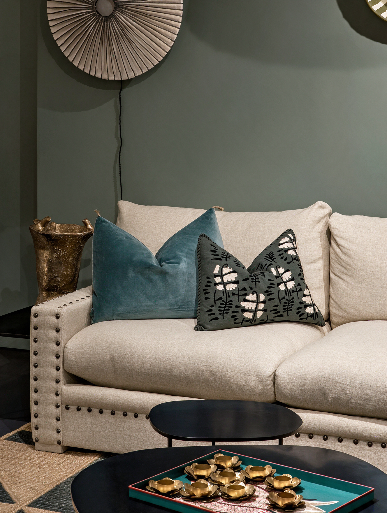 Victor Gareth Natural Sofa