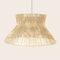 Suspension Halo en rotin coloris Naturel modèle voluptueux et contemporain