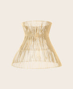 Suspension Halo en rotin