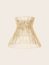Suspension Halo en rotin