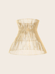 Suspension Halo en rotin
