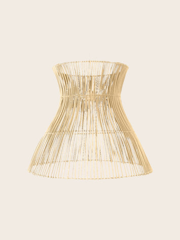 Suspension Halo en rotin