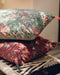 Housse de coussin en coton imprimé Papilio aux motifs fleuris