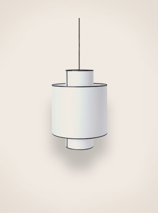 Luminaire: suspension Ilam en papier blanc 