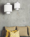 Luminaire: suspension Ilam en papier blanc 
