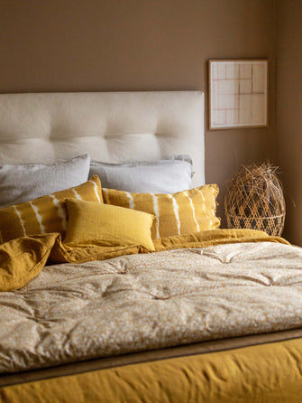 Tête de lit en tissu capitonnée Adar personnalisable 