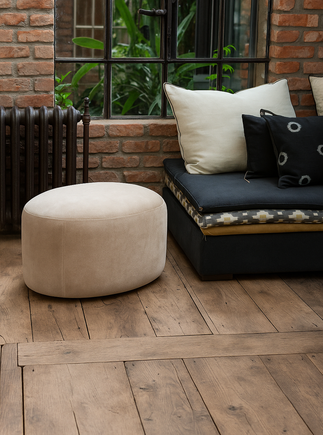 Footstool Caillou - Smooth Galet