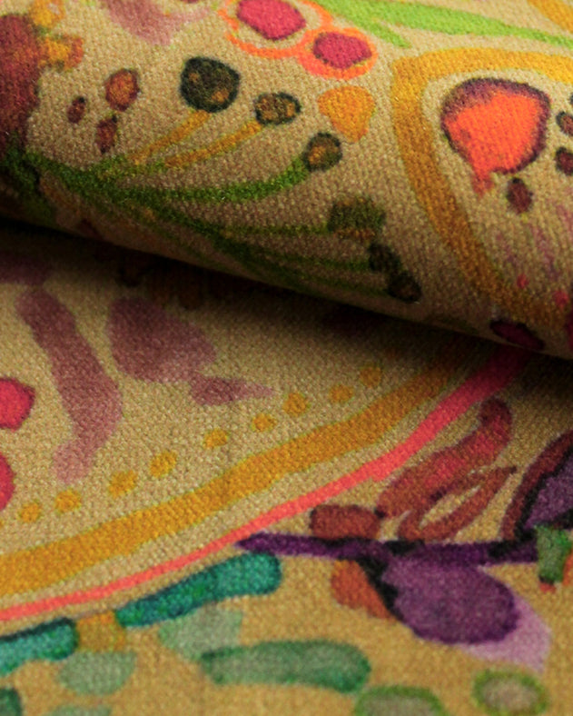 Tissu Inika en velours de coton 