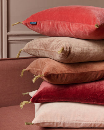 Housse de coussin Velours lavé