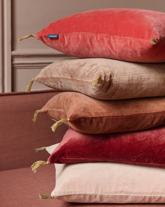 Housse de coussin Velours lavé