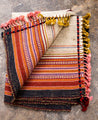 Tapis coloré Janga en coton et laine 