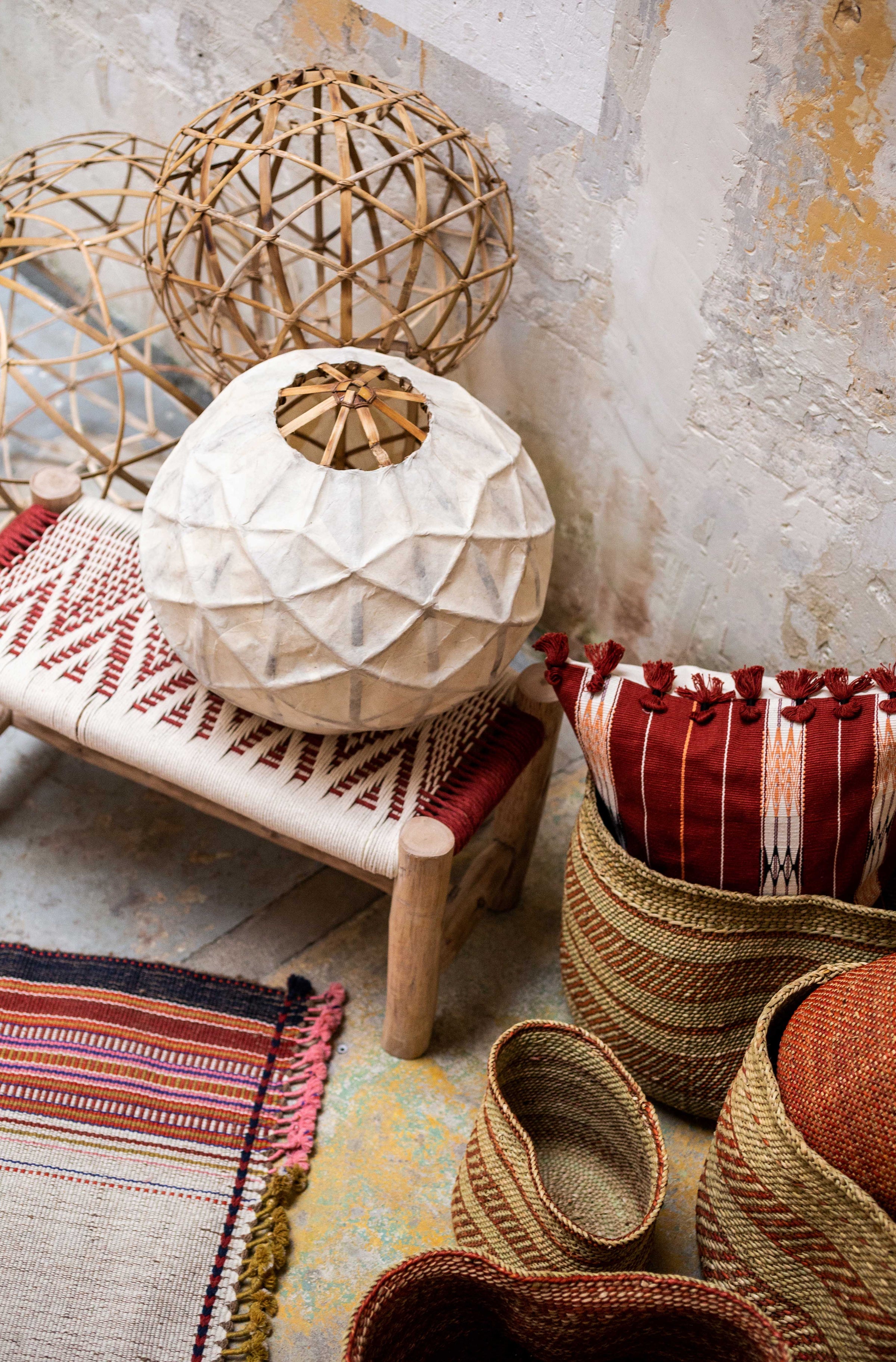 Tapis Janga en laine mérinos et kutchi