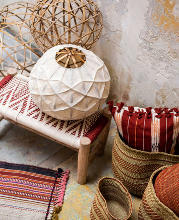 Tapis Janga en laine mérinos et kutchi