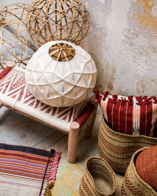 Tapis Janga en laine mérinos et kutchi