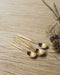 Set de petites cuillères dorées