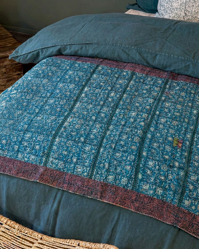 Kantha Azur Handcrafted Piece