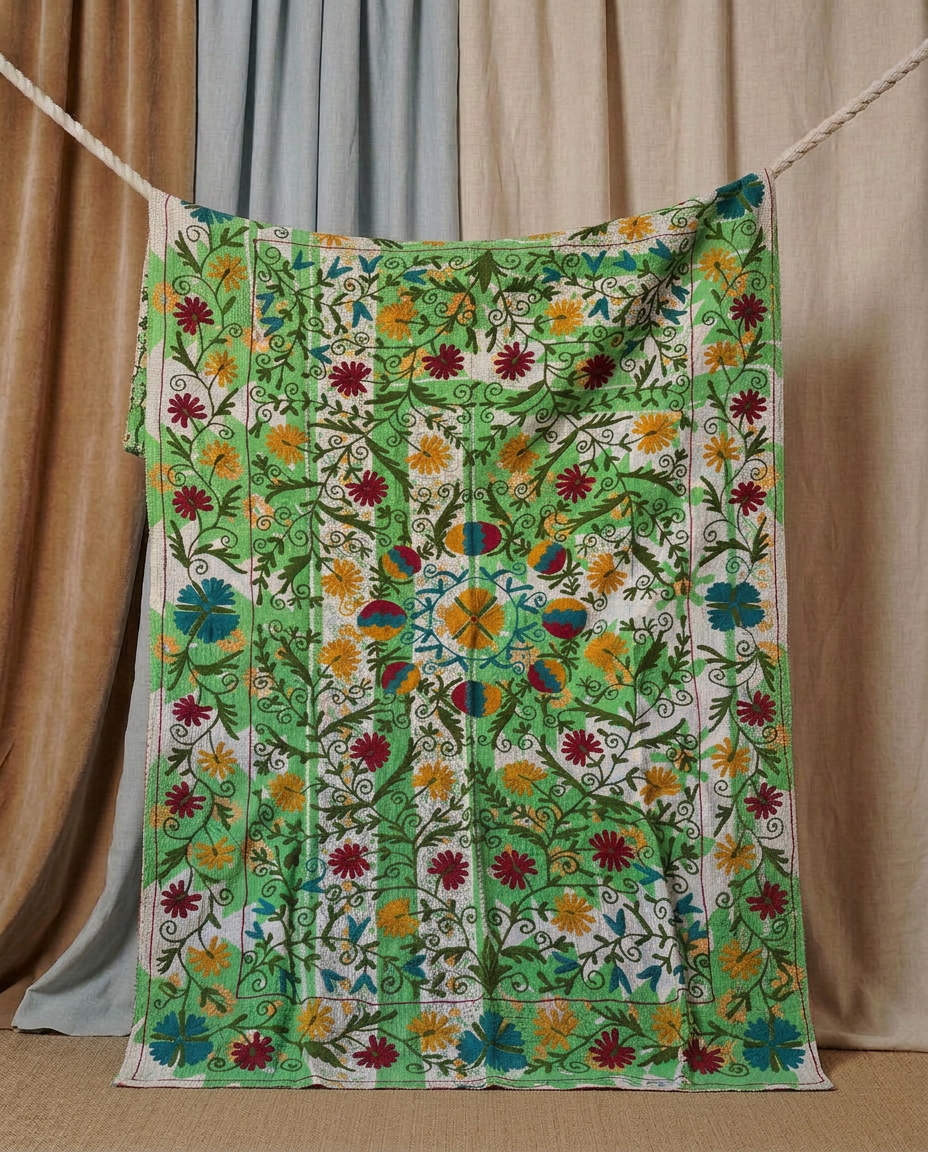 Kantha brodé Handcrafted Piece