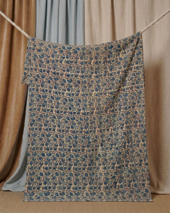 Pièce artisanale Kantha Celadon