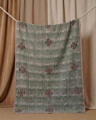 Pièce artisanale Kantha Ecorce