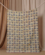 Kantha Safran Handcrafted Piece