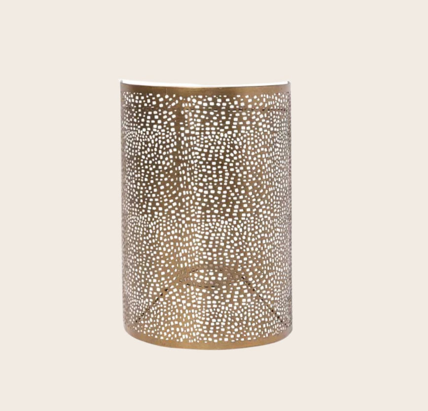 Luminaire : abat-jour cylindrique blanc avec des contours noirs