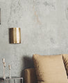 Luminaire : abat-jour cylindrique blanc avec des contours noirs