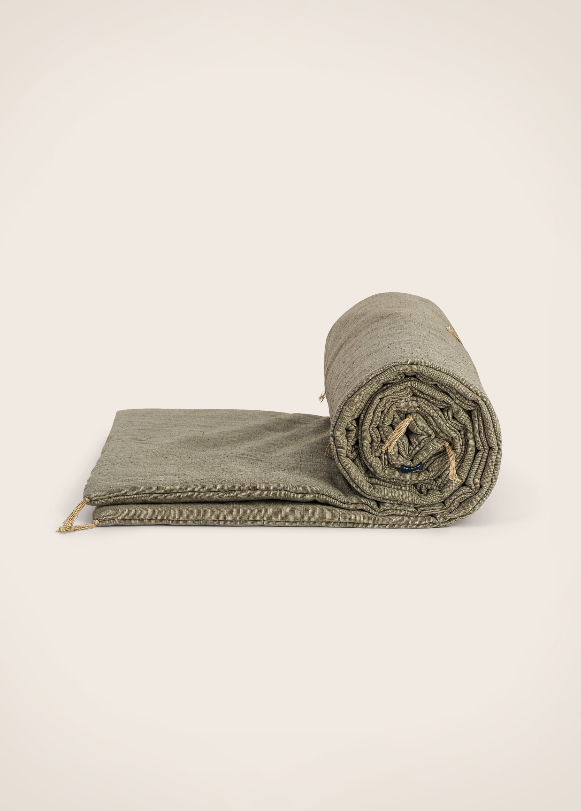 Linen sofa cover