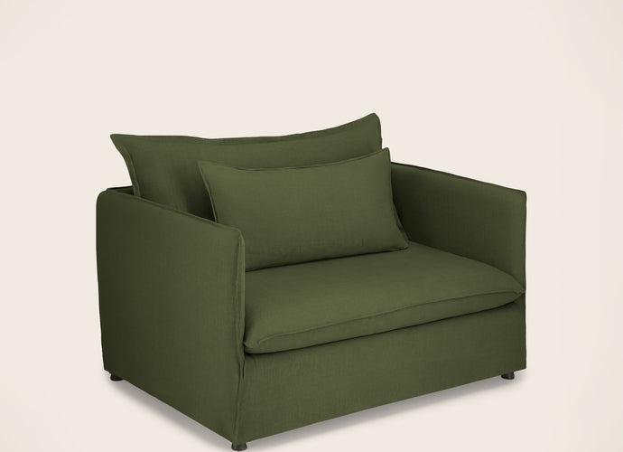 Holi Loveseat - Merlin Fabric