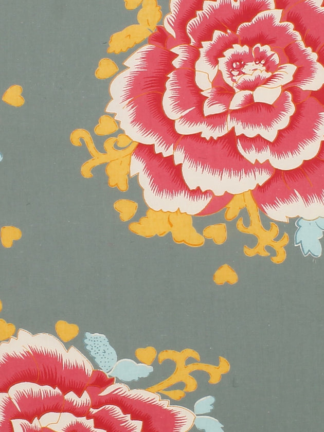 Tissu motif floral Liao