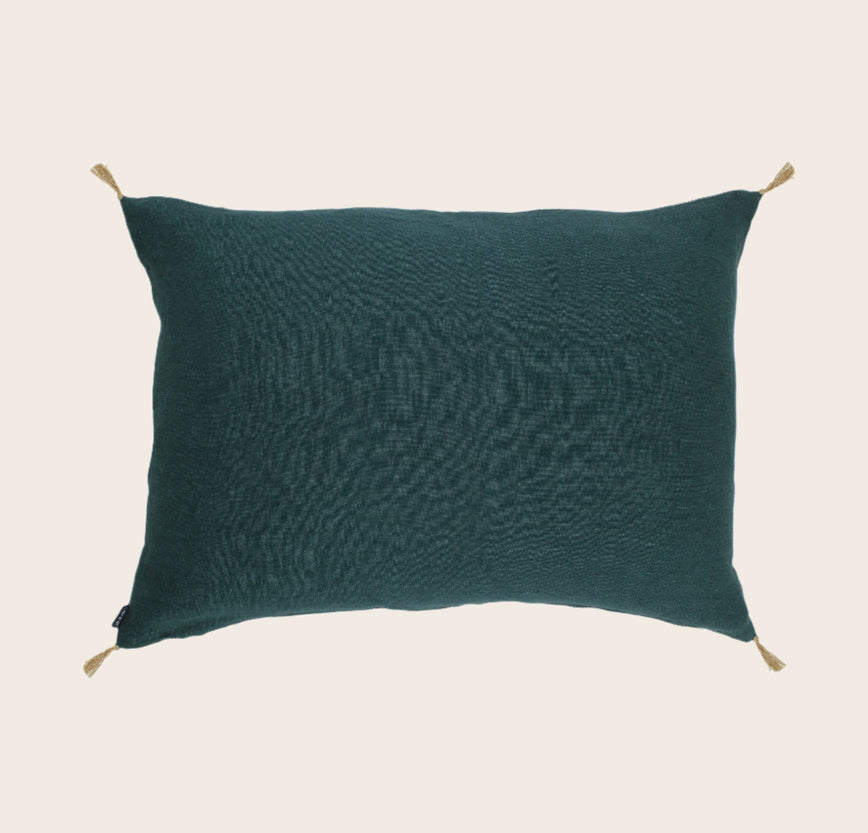 Housse de coussin Luni coloris Colvert