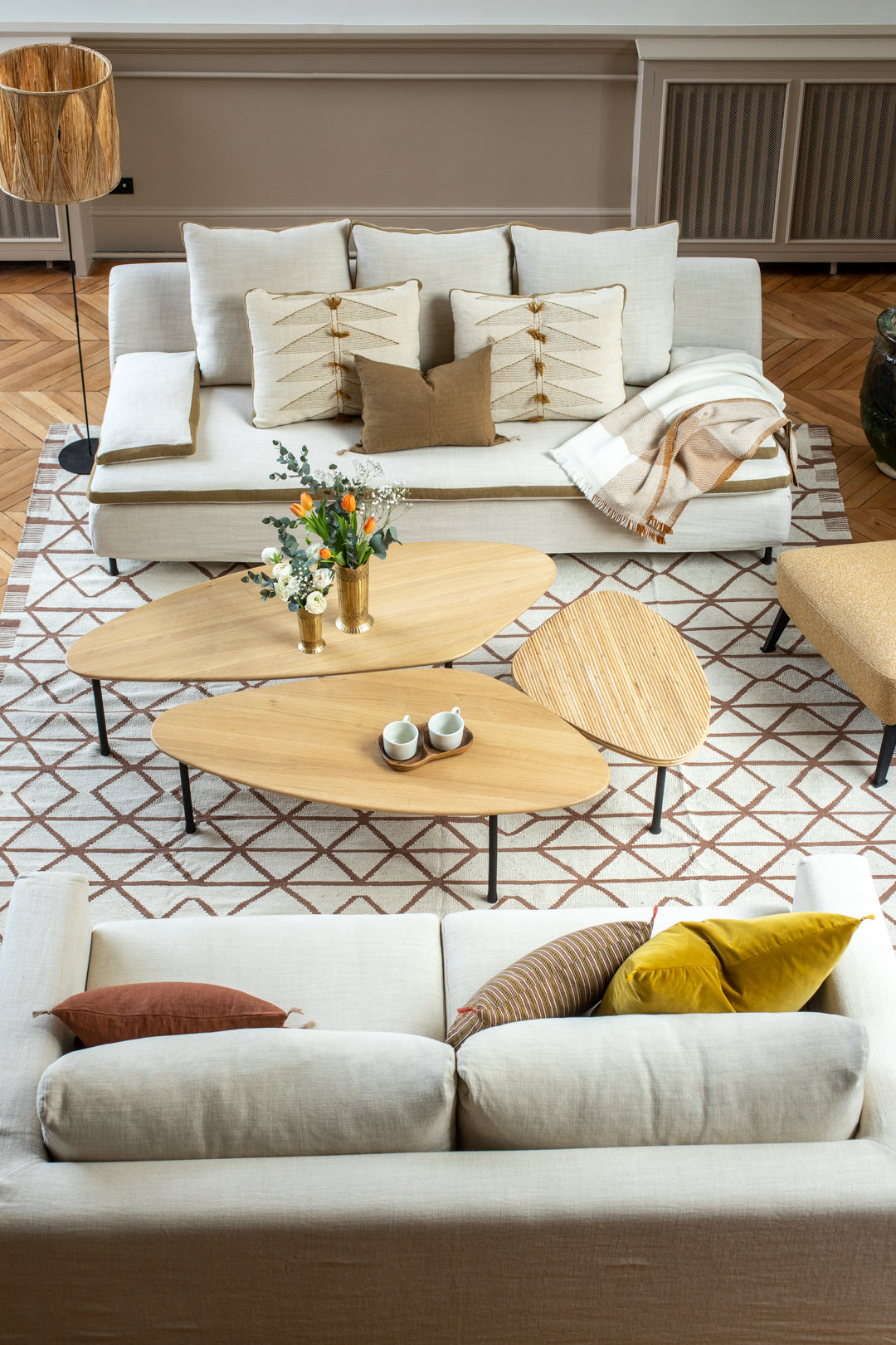Table Basse Yomi en chêne brut