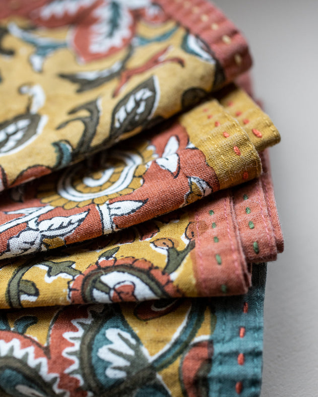 Lot de 4 serviettes en coton