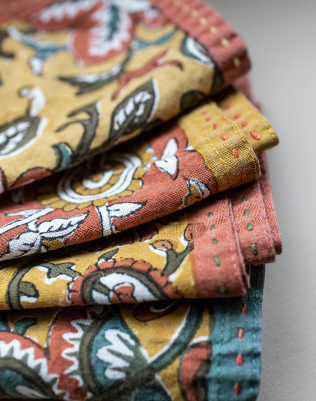 Lot de 4 serviettes en coton