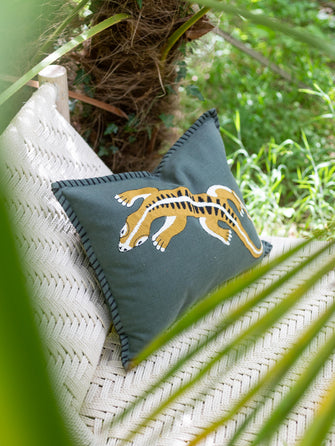 Housse de coussin Gecko