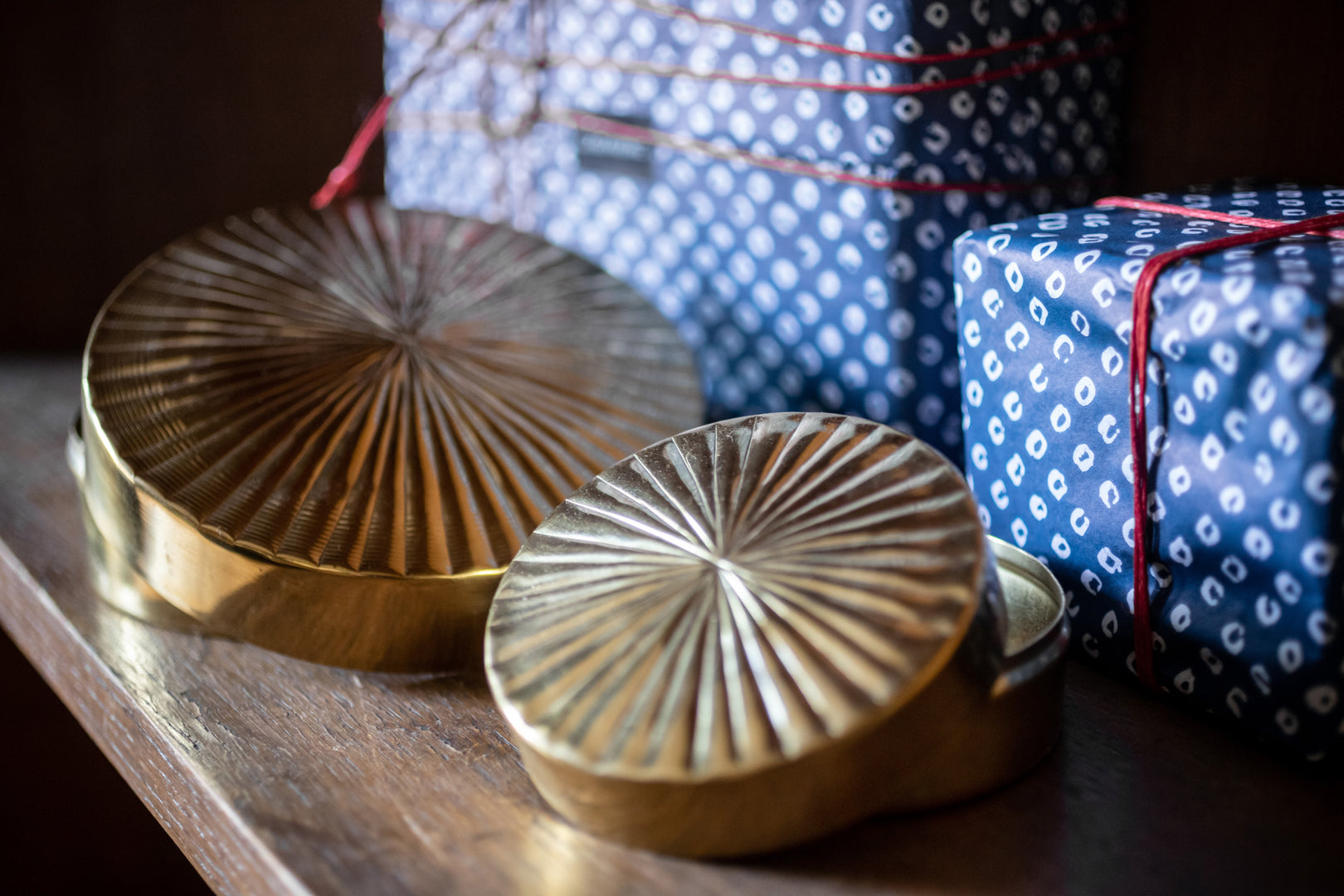 Idée cadeaux : boîte à bijoux dorée