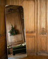 Miroir Cinta doré en laiton 170x65 - Caravane