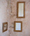 Miroir Clint en metal doré