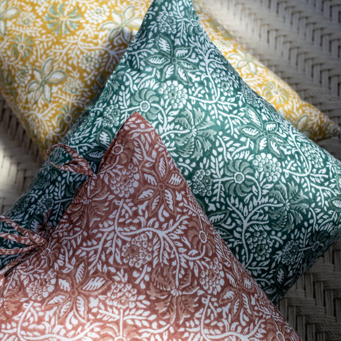Set de 2 taies d'oreiller motif floral
