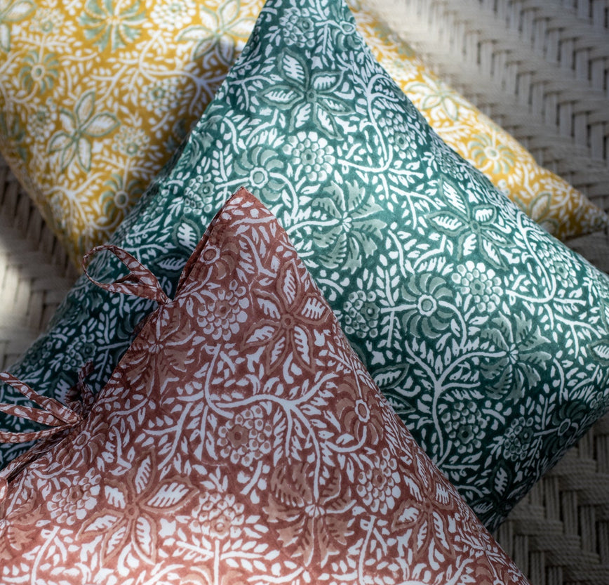 Set de 2 taies d'oreiller motif floral